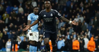 Liga dos Campeões: Vini Júnior marca dois e Real despacha City